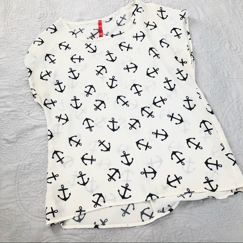 Summer Anchor Blouse (worn twice)